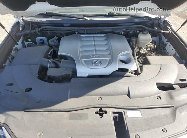 JTJHY7AX4K4288243 2019 LEXUS LX White ძრავის განყოფილების ხედი