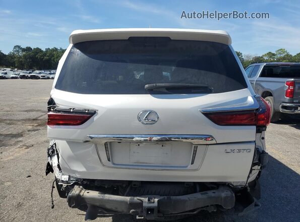 JTJHY7AX4K4288243 2019 LEXUS LX White უკანა ხედი