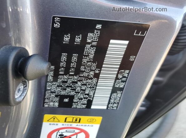 JTJJARBZ1L2159889 2020 LEXUS NX Gray 