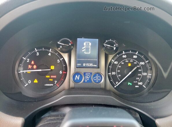 JTJJM7FX3K5215641 2019 LEXUS GX Черный Вид щитка приборов