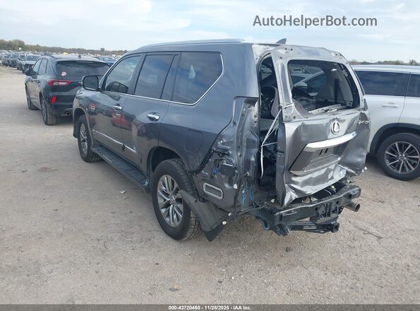 JTJJM7FX5G5139718 2016 LEXUS GX 460 Gray Trasero izquierdo