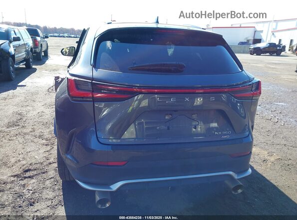 JTJKGCEZ1N5000254 2022 LEXUS NX 350 Gray 