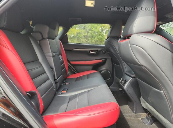 JTJSARBZ0L5011509 2020 LEXUS NX Black უკანა სავარძლების ხედი