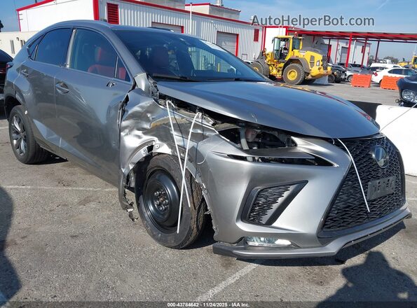 JTJSARBZ4M2180662 2021 LEXUS NX 300 Gray Widok z przodu
