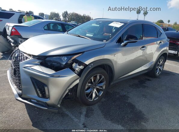 JTJSARBZ4M2180662 2021 LEXUS NX 300 Gray Przód lewy