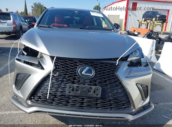 JTJSARBZ4M2180662 2021 LEXUS NX 300 Gray Widok wnętrza z tyłu