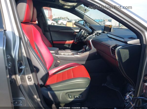 JTJSARBZ4M2180662 2021 LEXUS NX 300 Gray Widok wnętrza z przodu