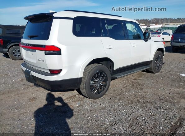 JTJTBCDX8S5036585 2025 LEXUS GX 550 White Trasero derecho