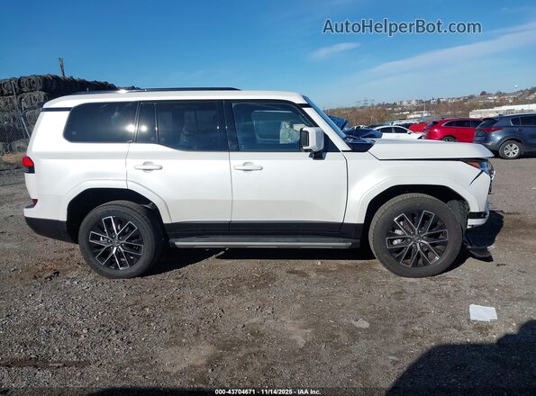 JTJTBCDX8S5036585 2025 LEXUS GX 550 White Vista interior trasera