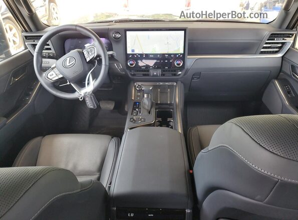 JTJVBCDX7R5014323 2024 LEXUS GX Silver Առջևի վահանակի տեսք