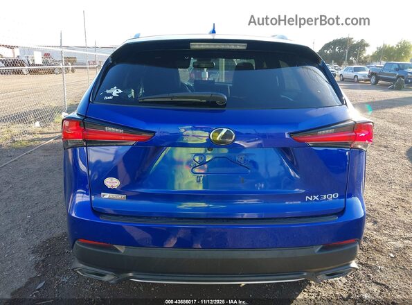 JTJYARBZ1J2113779 2018 LEXUS NX 300 Blue 