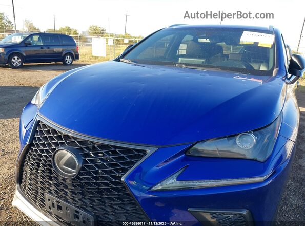 JTJYARBZ1J2113779 2018 LEXUS NX 300 Blue Vista frontal