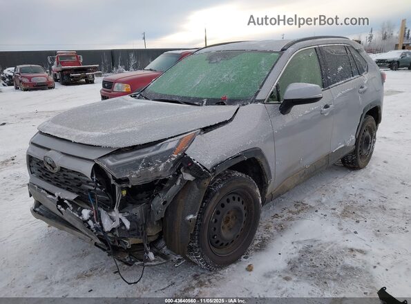 JTM16RFV0PJ034714 2023 TOYOTA RAV4 HYBRID Серебряный Передняя левая четверть