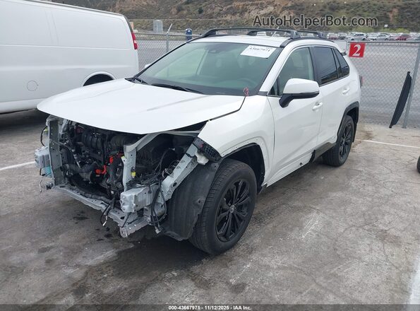JTM16RFV3NJ015958 2022 TOYOTA RAV4 HYBRID White 