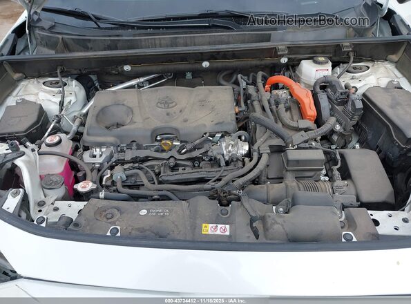 JTM16RFV6ND077109 2022 TOYOTA RAV4 HYBRID White Вид ззаду