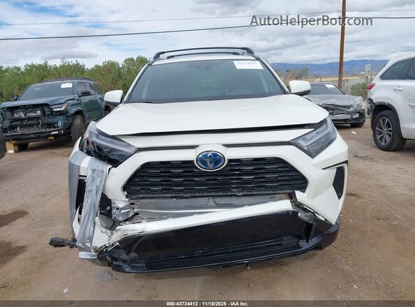 JTM16RFV6ND077109 2022 TOYOTA RAV4 HYBRID White Вид щитка приладів