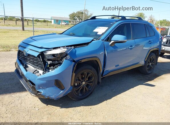 JTM16RFV7PD091796 2023 TOYOTA RAV4 HYBRID Blue Front left