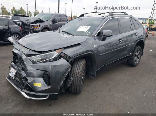 JTMAB3FVXMD051281 2021 TOYOTA RAV4 PRIME Gray Vista tres cuartos delantera izquierda
