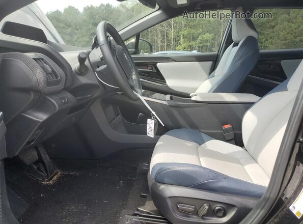JTMABABA2PA017929 2023 SUBARU SOLTERRA Black Widok wnętrza z przodu