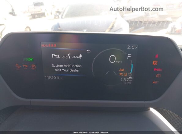 JTMABABA3PA030544 2023 SUBARU SOLTERRA Gray უკანა სავარძლების ხედი