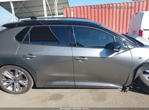 JTMABABA3PA030544 2023 SUBARU SOLTERRA Gray უკანა სალონის ხედი