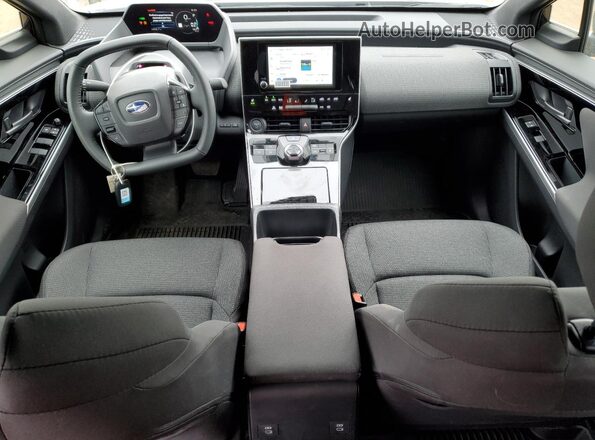 JTMABABA5SA102319 2025 SUBARU SOLTERRA Черный Вид панели приборов