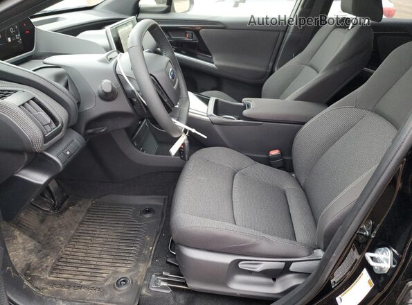 JTMABABA5SA102319 2025 SUBARU SOLTERRA Черный Вид салона спереди