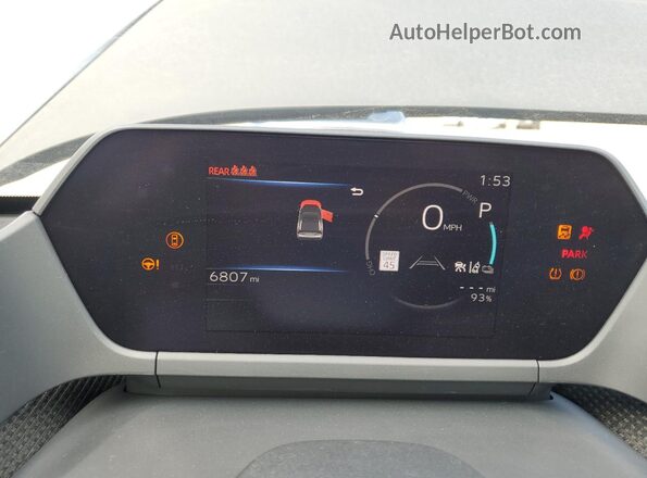 JTMABABA8RA090824 2024 SUBARU SOLTERRA Gray Widok zestawu wskaźników