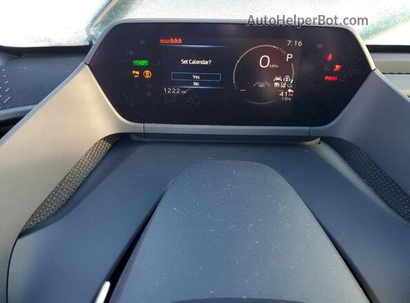 JTMABABA8SA105196 2025 SUBARU SOLTERRA Серый Вид щитка приборов