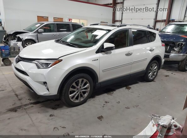 JTMDJREV2JD170846 2018 TOYOTA LIMITED White წინა მარცხენა ხედი სამი მეოთხედიდან