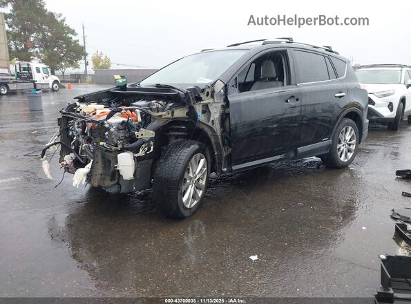 JTMDJREV6GD039220 2016 TOYOTA LIMITED Black Առջևի ձախ երեք քառորդ տեսարան