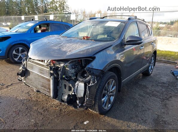 JTMDJREV8JD197310 2018 TOYOTA LIMITED Gray Vista tres cuartos delantera izquierda