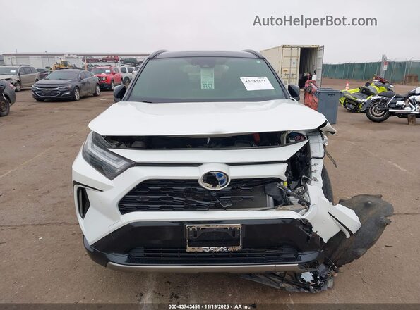 JTME6RFV0ND531341 2022 TOYOTA RAV4 HYBRID White Սարքավորումների վահանակի տեսք