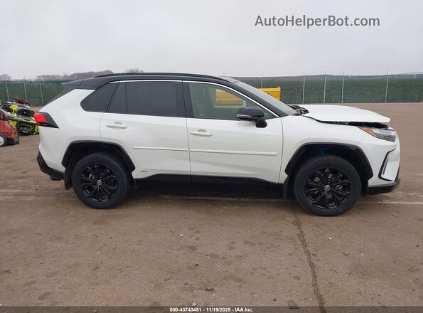 JTME6RFV0ND531341 2022 TOYOTA RAV4 HYBRID White Սալոնի հետևի տեսք