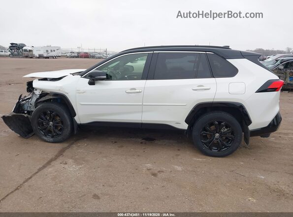 JTME6RFV0ND531341 2022 TOYOTA RAV4 HYBRID White Սալոնի 360 աստիճան տեսք