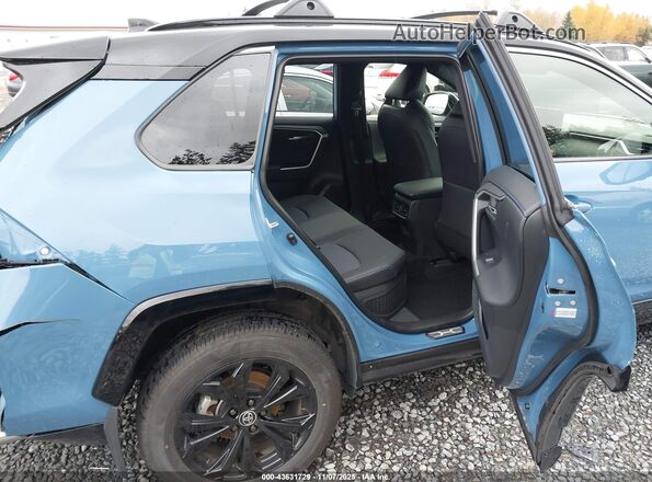 JTME6RFV2SJ065666 2025 TOYOTA RAV4 HYBRID Blue Vista de la etiqueta del VIN