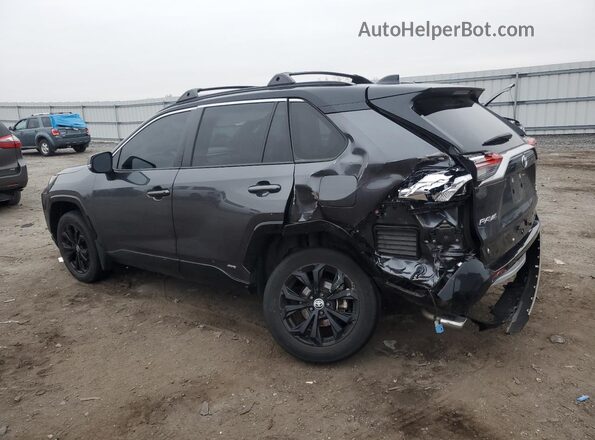 JTME6RFV3ND527963 2022 TOYOTA RAV4 Gray Trasero izquierdo