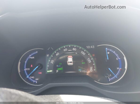 JTME6RFV9LD502255 2020 TOYOTA RAV4 HYBRID Gray Widok tylnych siedzeń