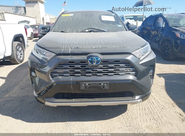 JTME6RFV9LD502255 2020 TOYOTA RAV4 HYBRID Gray Widok zestawu wskaźników