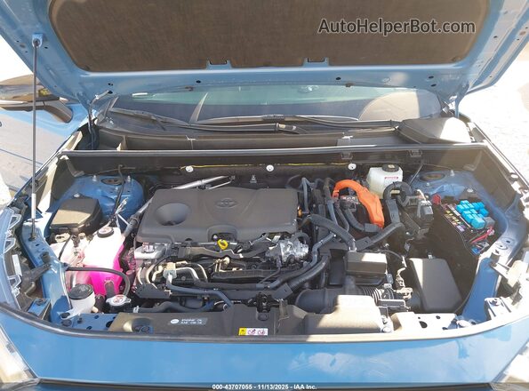 JTME6RFV9SD580520 2025 TOYOTA RAV4 HYBRID Blue Widok z tyłu