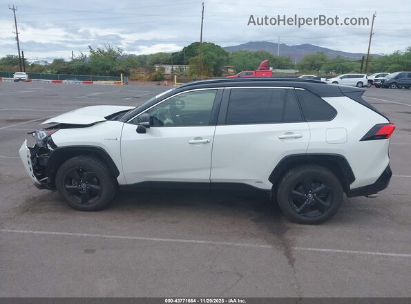 JTME6RFVXMJ005217 2021 TOYOTA RAV4 HYBRID Белый Панорамный вид салона 360°