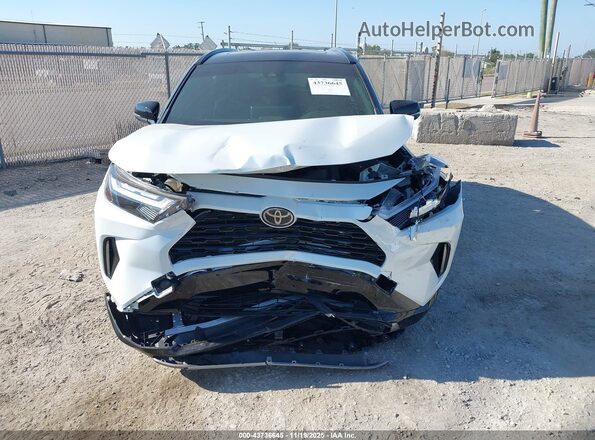 JTME6RFVXSD572572 2025 TOYOTA RAV4 HYBRID White უკანა სალონის ხედი