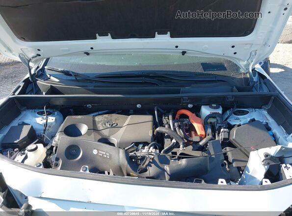 JTME6RFVXSD572572 2025 TOYOTA RAV4 HYBRID White უკანა ხედი