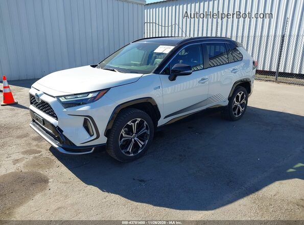 JTMEB3FV0ND107621 2022 TOYOTA RAV4 PRIME White Առջևի ձախ երեք քառորդ տեսարան