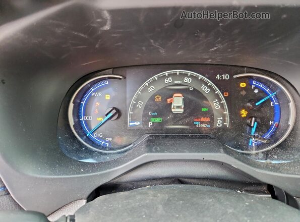 JTMEWRFV7LJ036570 2020 TOYOTA RAV4 Silver Widok zestawu wskaźników