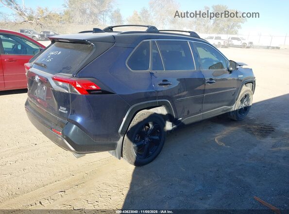 JTMEWRFV8KD502424 2019 TOYOTA RAV4 HYBRID Blue Trasero derecho