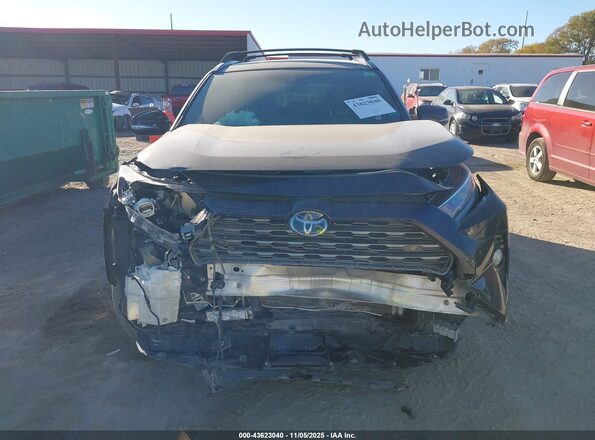 JTMEWRFV8KD502424 2019 TOYOTA RAV4 HYBRID Blue Vista del salpicadero