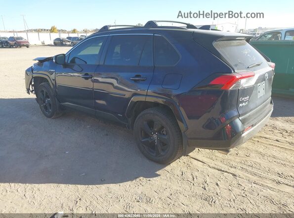 JTMEWRFV8KD502424 2019 TOYOTA RAV4 HYBRID Blue Trasero izquierdo