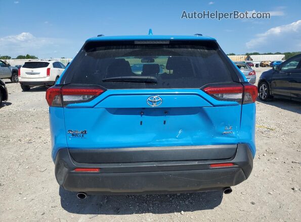JTMF1RFV0LD067595 2020 TOYOTA LE Blue Հետևի տեսք
