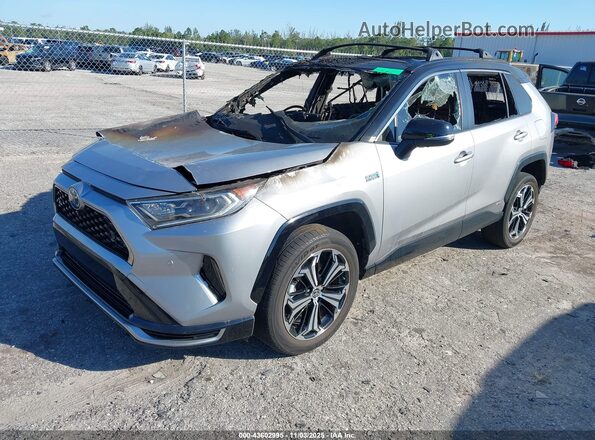 JTMFB3FV0MD059931 2021 TOYOTA RAV4 PRIME Silver Առջևի ձախ երեք քառորդ տեսարան